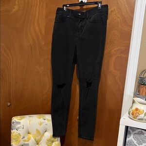 Seven7 Women's Black Skinny Jeans